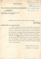 1935-1939 2db csendőrségi irat