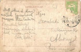 Cegléd, Szentháromság szobor, Milleniumi szobor. W. L. Bp. 37.  (fl)