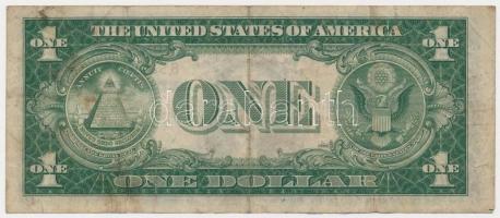 Amerikai Egyesült Államok 1934-1945. (1935A) 1$ "Silver Certificate - kisméretű" sárga pec...