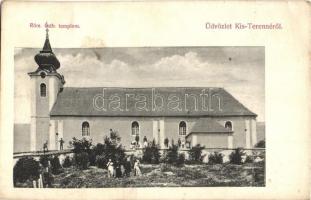 Kisterenye, Kis-Terenne (Bátonyterenye); Római katolikus templom. Fogyasztási Szövetkezet kiadása (EK)