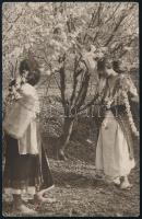 1927 Levelezőlap Károlyi Eugénia részére megküldve, barátai aláírásaival, román nyelven