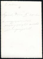 1940 Nagyszalontai országzászló felszentelése Budapesten, tartotta a Nagyszalontai Társaság, hátolda...