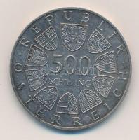 Ausztria 1987. 500Sch Ag "800 éves a Heiligenkreuzi apátság" T:1-,2
Austria 1987. 500 Sch...