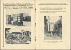 cca 1935 Bp. VI., Brunner J. L. és Társa csőszerkezetgyártó cégének képekkel gazdagon illusztrált te...