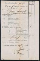 1882-1903 2 db német nyelvű számla