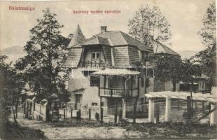Balatonaliga, Szentesy építész nyaralója, villa. Szentesy építész irodája kiadása