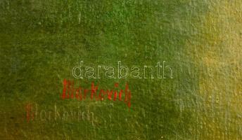 Markovich jelzéssel: Fasor. Olaj, karton, 51×41 cm