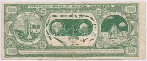 Amerikai Egyesült Államok 1969. "Hold pénz" ajándék bankjegy az Apollo 11 emlékére + Olasz...