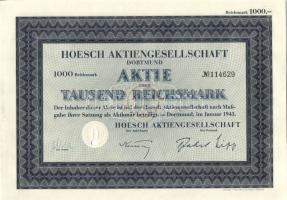 USA 1847-1874 részvény 10db + Németország 1923-1943 7db dekoratív részvény