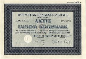 USA 1847-1874 részvény 10db + Németország 1923-1943 7db dekoratív részvény