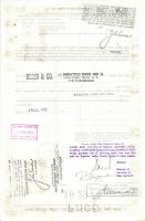 USA 1847-1874 részvény 10db + Németország 1923-1943 7db dekoratív részvény