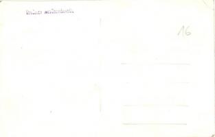 Mezőberény, Községháza, Horthy István szobor és Hősi emlékmű. photo (EK)