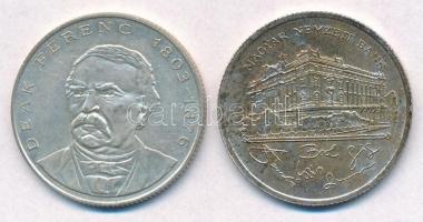 1994. 200Ft Ag "Deák" (2x) T:2 patina