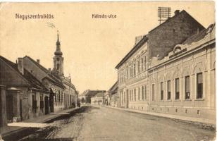 Nagyszentmiklós, Sannicolau Mare; Kálmán utca. W. L. Bp. 2109. Kiadja Wiener Náthán / street view (EK)