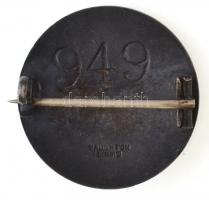 Nagy-Britannia 1908. "Londoni Olimpiai Játékok 1908 - Versenyző" zománcozott jelvény, kék ...