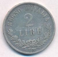 Olaszország 1863T BN 2L Ag "II. Viktor Emanuel" T:2,2-
Italy 1863T BN 2 Lire Ag "Vit...