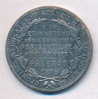 Ausztria 1875. 1Fl "1000 méter elérése a pribram-i bányában" fém replika T:2,2-
Austria 1...