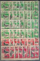 Kb. 1200-1400 db főleg szovjet gyufacímke, mappába rendezve