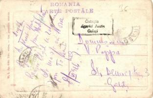 Brassó, Kronstadt, Brasov; Palatul de justitie, Libraria Ciurcu / M. kir Törvényszék. W. L. Bp. 6854...