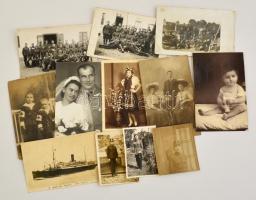 Vegyes fotó tétel különböző témákban: városok, katonai, családi fotók, autók, Budapest, stb., összes...