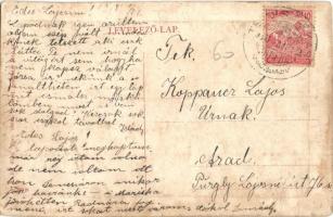 Temesrékas, Rékás, Recas; Fő tér, Nagy Vendéglő, étterem. W. L. Bp. 6740.  / main square, restaurant...