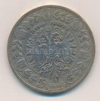 Ausztria 1900. 5K Ag Ferenc József T:2- Austria 1900. 5 Corona Ag Franz Joseph C:VF Krause KM#2807
