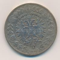 Ausztria 1900. 5K Ag "Ferenc József" T:2- Austria 1900. 5 Corona Ag "Franz Joseph" C:VF Krause KM#2807