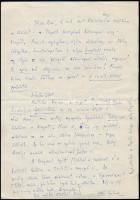 1977 Illés Endre (1902-1986) író, drámaíró, műfordító, műkritikus, a Szépirodalmi Könyvkiadó igazgat...