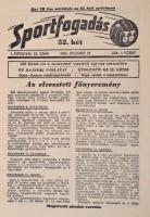 1954-1957 Sportfogadás 12 száma, közte I. évf. 1.,2. és 5. számai is