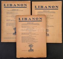 1940 Libanon 3 száma,V. évf. 2.,3.,4. számok