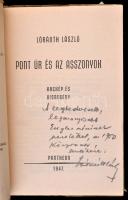 Lóránth László: Pont úr és az asszonyok. A borító Vörös Géza (1897-1957) festő, grafikus munkája. Bp...