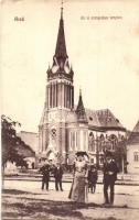 Arad, Az új evangélikus templom. Husserl M. kiadása / Lutheran church (EK)