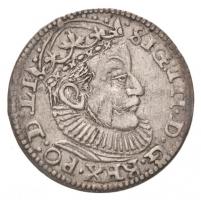 Lengyel Királyság 1589. 3Gr Ag "III. Zsigmond" Riga (2,23g) T:2 Poland 1589. 3 Grossus Ag "Sigismund III" Riga (2,23g) C:XF Kopicki 8178.