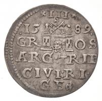 Lengyel Királyság 1589. 3Gr Ag "III. Zsigmond" Riga (2,23g) T:2
Poland 1589. 3 Grossus Ag...