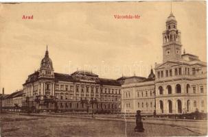 Arad, Városháza tér. W. L. 515. / town hall square (b)