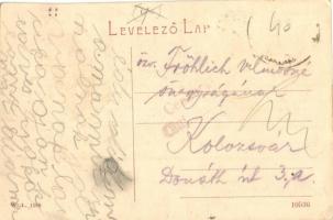 Marosújvár, Ocna Mures; Rudolf akna, Vasútállomás. W. L. 1598. / mine shaft, adit, industrial railwa...