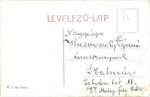 Petrozsény, Petrosani; látkép, Zsil vize a Szurduki-szorosban. W. L. 1694-7. / general view, Jiu riv...