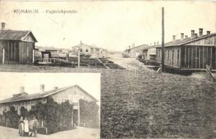 Komárom, Komráno; Paptelek puszta, laktanya (?), kantin / military barracks, cantine + Hadiszolgálat portómentes K.u.K. Festungsartilleriebataillon (EK)