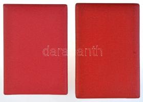 1957. "Bányászati Szolgálati Érdemérem" ezüst és bronz fokozata mellszalagon, mindkettő dí...