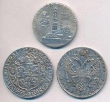 Lengyel Királyság 1587. Tallér "III. Zsigmond" Fe hamisítvány + Lengyelország 1982. "...