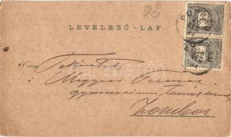 1898 Tátra, Központi Kárpátok, Zöld-tó, Csorba-tó, Kis-Tarpataki vízesés / Fatransko-tatranská oblas...