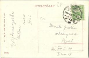 Érsekújvár, Nové Zámky; Kossuth Lajos tér, üzletek. W. L. Bp. 2698.  / square, shops