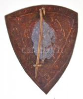 ~1960-1970. "Fényes Elek Közgazdasági Szakközépiskola" zománcozott iskolajelvény (23,5x29m...