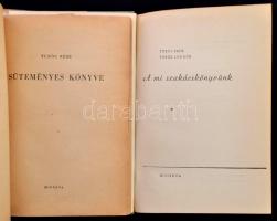 Vegyes szakácskönyv tétel, 2 db: 

özv.Túrós Lukácsné: Turós néni süteményes könyve. Bp.,1962, Min...