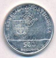 Portugália 1999. 500Esc Ag "Vasco da Gama híd" T:1-Portugal 1999. 500 Escudos Ag "Vas...