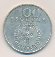 Portugália 1976. 100E Ag "1974-es forradalom" T:1-
Portugal 1976. 100 Escudos Ag "Re...