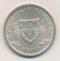 Portugália 1960. 5E Ag "Tengerész Henrik"T:1-,2  
Portugal 1960. 5 Escudos Ag "Princ...