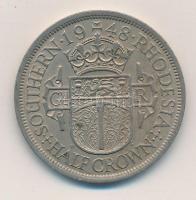 Dél-Rodézia 1948. 1/2C Cu-Ni "VI. György" T:2 
Southern Rhodesia 1948. 1/2 Crown Cu-Ni &q...