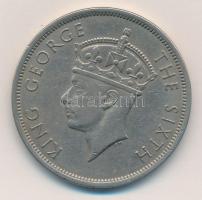 Dél-Rodézia 1951. 1/2C Cu-Ni VI. György T:1-,2 Southern Rhodesia 1951. 1/2 Crown Cu-Ni George VI C:AU,XF Krause KM#24