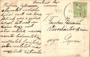 India, Indija; Ifj. Anton Kratz üzlete a Szőlőhöz, bejárat tulajdonosokkal. W. L. Bp. 4278. Ifj. Ant...